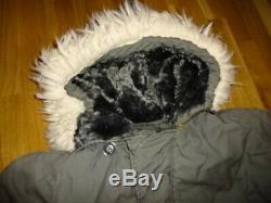 100% Us Army Usaf N-3b Parka Extreme Cold Weather Jacke Coat Large Air Force M65