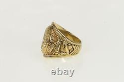 10K US Army Air Forces Pilot Officer Class Ring Yellow Gold 50