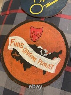 11 US Military Patches Army Air Force Navy WWII Fighter Bomber Sq. Reproductions