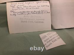 13 Official Military Photos ARMY AIR FORCES Office Personnel MARCH FIELD CA 1944