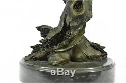 15X8 Bronze Sculpture Statue Marble Eagle Head Bust Military Army Air Force Mar