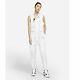 $180 Nwt Nike Air Jordan City Flight Suit Jumpsuit White Women's Sz L