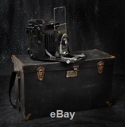 1939 WW2 4x5 C-3 US ARMY AIR FORCES MILITARY GRAFLEX SPEED GRAPHIC + CASE