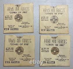 1940's US Army Air Force Cones of Fire Viewmaster Reels 4 Japanese aircraft