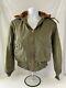 1940s Ww2 Vintage Army Air Forces B-15a Flight Bomber Jacket 36 Small Fur Lined