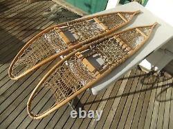 1941 Pair of US Army Air Force Snow Shoes Made by Strand Ski Co, St Paul MN