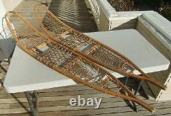 1941 Pair of US Army Air Force Snow Shoes Made by Strand Ski Co, St Paul MN