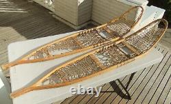 1941 Pair of US Army Air Force Snow Shoes Made by Strand Ski Co, St Paul MN