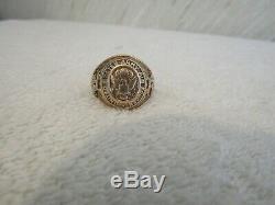1943 United States Army Air Forces 10k Solid Gold Men's RING VINTAGE 15.5 Grams