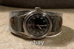 1943 WWII Bulova Military A-11 10AKCSH Army AIR FORCE Original Trench Art Runs