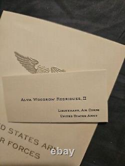 1944 Army Air Forces Class 42 J Advance Flying School Graduation Invitation WWII