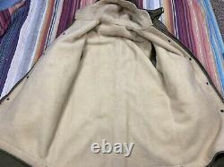 1947 US Army Air Force Issued Overcoat Cold Parka with Pile Liner Med USAF M1947