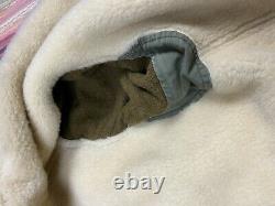 1947 US Army Air Force Issued Overcoat Cold Parka with Pile Liner Med USAF M1947