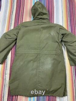 1947 US Army Air Force Issued Overcoat Cold Parka with Pile Liner Med USAF M1947