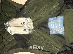 1979 Vintage Military Air Force Pilot Life Vest Jacket Buoyancy Green Beret Army