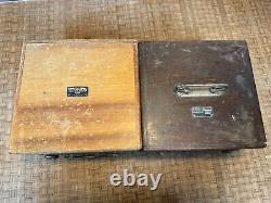 2 WW2 WWII US Army Air Force USAAF A-10 Aircraft Wood Box Sextant Fairchild Afga