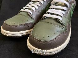 2006 Nike Court Force Low Premium Leather 11 Air Army Green Baroque Brown 1 Ds