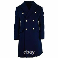 2021Genuine Russian army Wool Overcoat blue long military officer air force coat