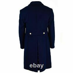 2021Genuine Russian army Wool Overcoat blue long military officer air force coat