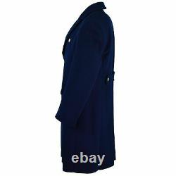 2021Genuine Russian army Wool Overcoat blue long military officer air force coat