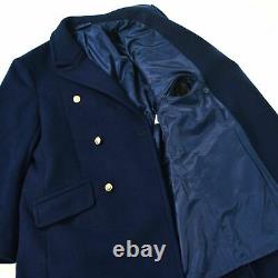 2021Genuine Russian army Wool Overcoat blue long military officer air force coat