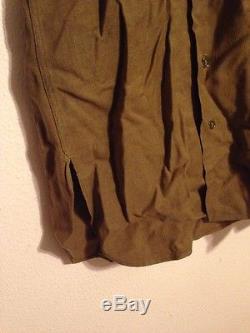 3 Piece Lot WWII USAAF ARMY AIR FORCES OFFICER Jacket Shirt Pants Gabardine