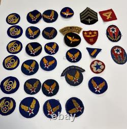 32 Theater Made WWII Patches US Marines Army Air Force