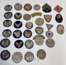 32 Theater Made WWII Patches US Marines Army Air Force