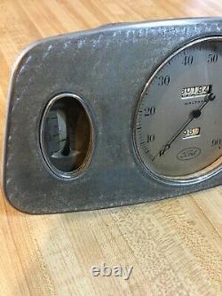 33 34 1933 1934 Ford Instrument Gauge Panel Speedo Amp (ruff) Fuel Gas Trog Scta