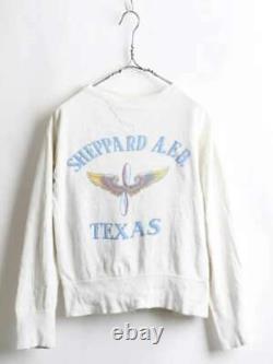 40s Vintage U. S. ARMY AIR FORCE SHEPPARD A. F. B Sweatshirts Men's Used Clothing