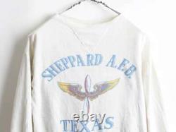 40s Vintage U. S. ARMY AIR FORCE SHEPPARD A. F. B Sweatshirts Men's Used Clothing