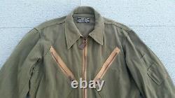 40s WW2 USAAF ARMY AIR FORCE L-1 Flight Suit BLUE BELL COVERALLS Sz M Workwear