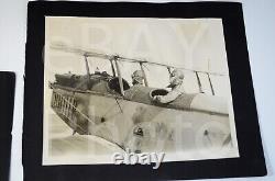 6 WWI Army Air Force Original Period Photos Aerial Biplane Pilot Vintage