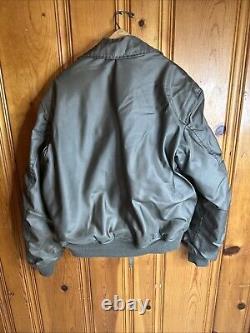 60s Vintage US Air Force Flyers CWU 45/P Jacket Mens L (42-44) Bomber Military