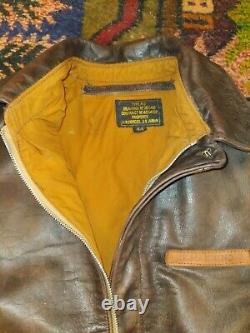 A-2 (W&G) Army, Air Force Flight Leather Jacket Size 44