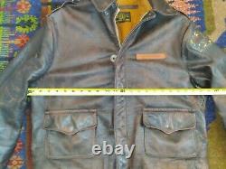 A-2 (W&G) Army, Air Force Flight Leather Jacket Size 44