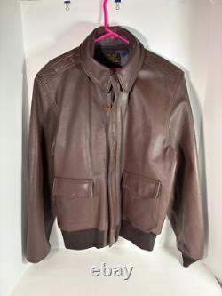 A2 Flight Jacket Size 42 Army Air Force Willis & Geiger Brown