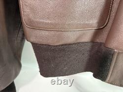 A2 Flight Jacket Size 42 Army Air Force Willis & Geiger Brown