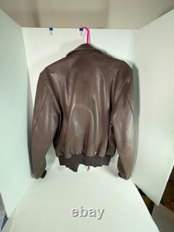 A2 Flight Jacket Size 42 Army Air Force Willis & Geiger Brown