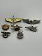 Army Air Force Lot Wwii Wings Aviator Jet Service Pin Discharge Pin Beverlycraft