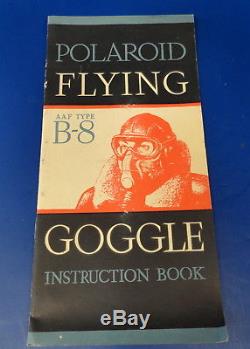 ARMY AIR FORCES B-8 FLYING GOGGLES WithBOX & INSTRUCTIONS