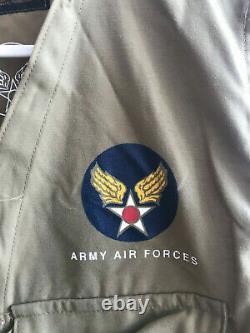 Alpha industries C-1 Emergency sustenance vest Army air force pilot vest sz L