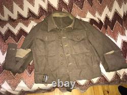 Antique British Army WW2 Air Forces Jacket Pants Soldier Uniform 1940s