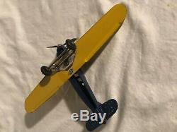 Arcade #3640 Cast Iron Airplane US Army Air Force Larger size 10 inch wing span