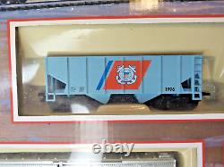 Armed Forces Express HO Scale Railroad Set Army Navy Marines Air Force New