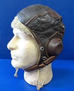 Army Air Corps 8th Air Forces Type B-6 High Altitude Helmet