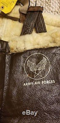 Army Air Force Leather Flight Pants