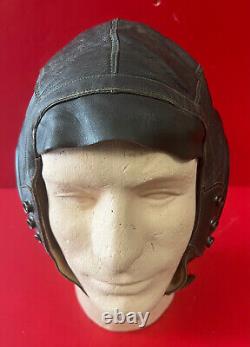Army Air Forces Pilot's Type A-11 Leather Flying Helmet-extra Large