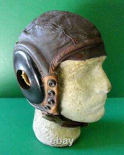 Army Air Forces Pilots Type A-11 Leather Flying Helmet
