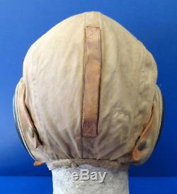 Army Air Forces Type An-h-15 Summer Flying Helmet Rare Extra Large